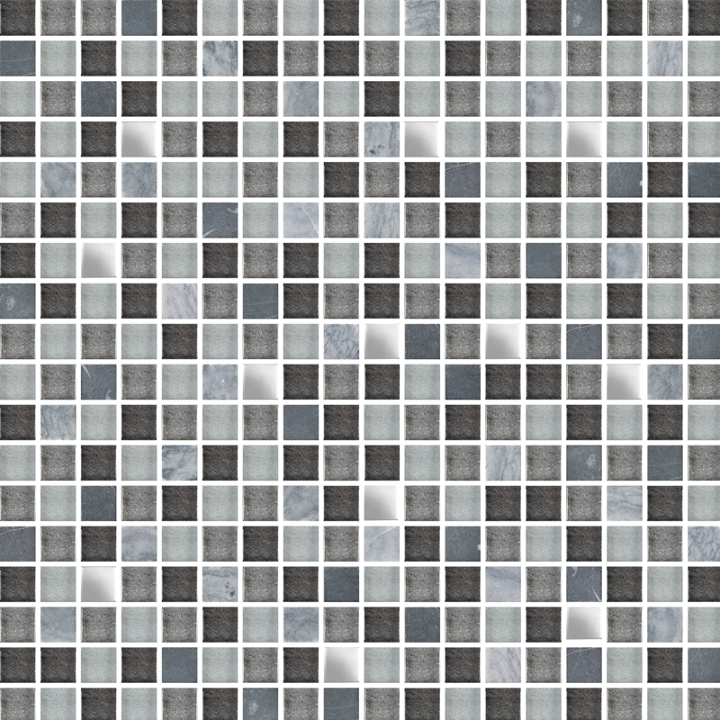 Barbados Nero - Glass Tiles | IMEX - Inspired the living