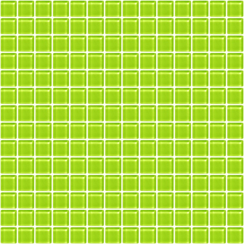 Crystal Bright Green Glass Tiles