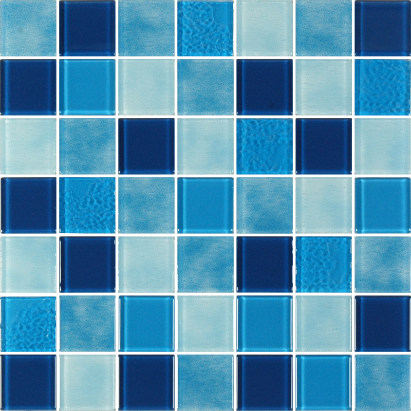Caribbean Similan Blue Glass Tiles