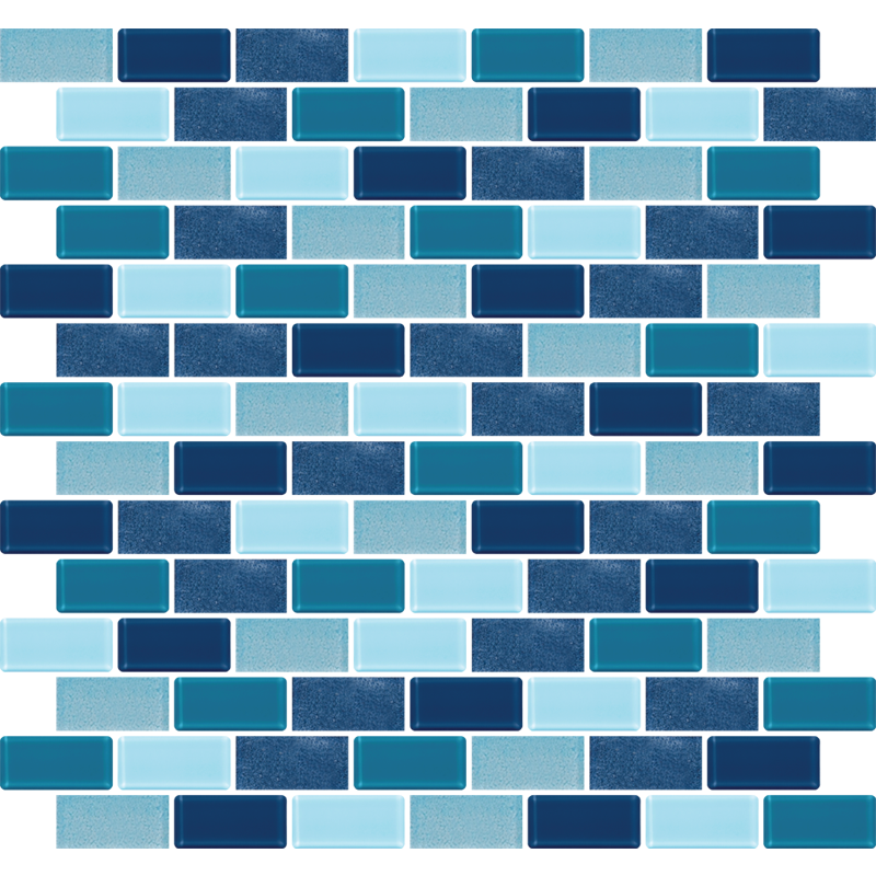 Phi Phi Blue Glass Tiles